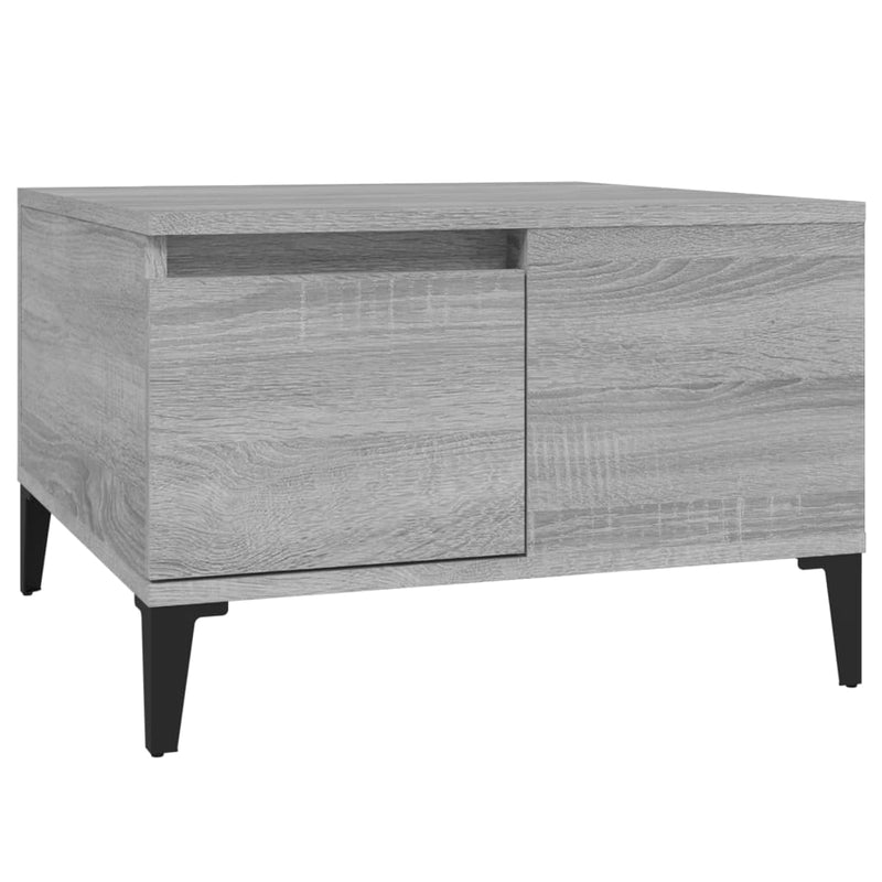 Couchtisch Grau Sonoma 55x55x36,5 cm Holzwerkstoff