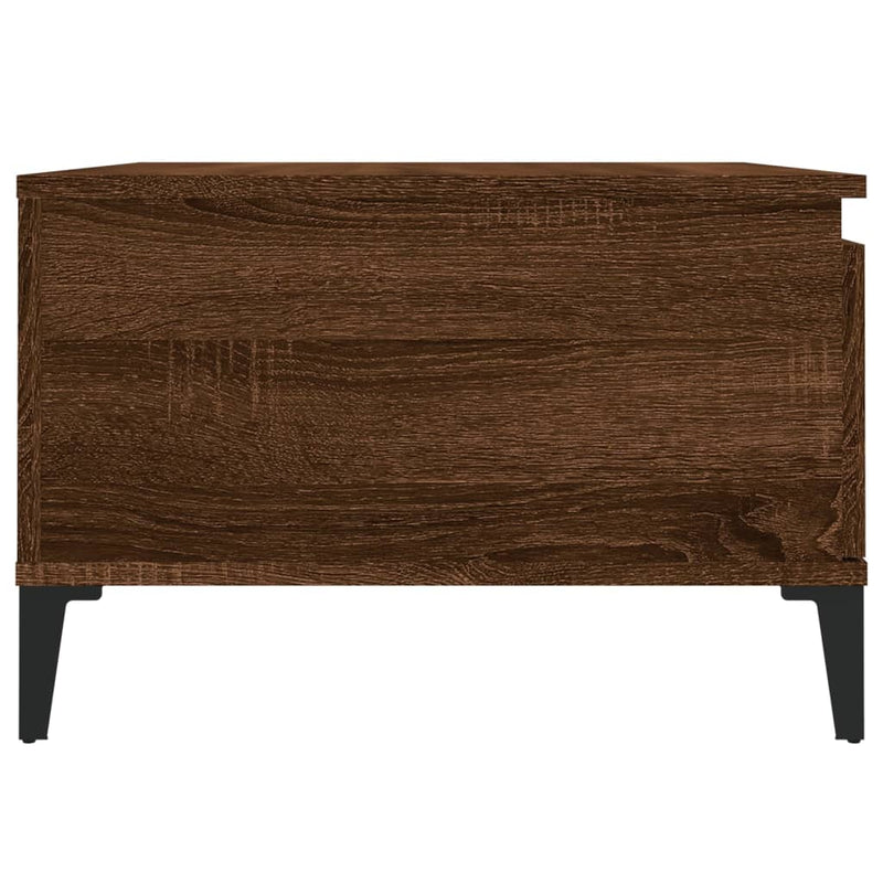 Couchtisch Braun Eichen-Optik 55x55x36,5 cm Holzwerkstoff