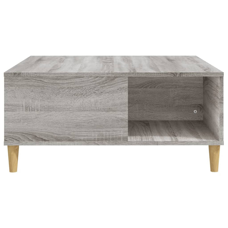 Couchtisch Grau Sonoma 80x80x36,5 cm Holzwerkstoff