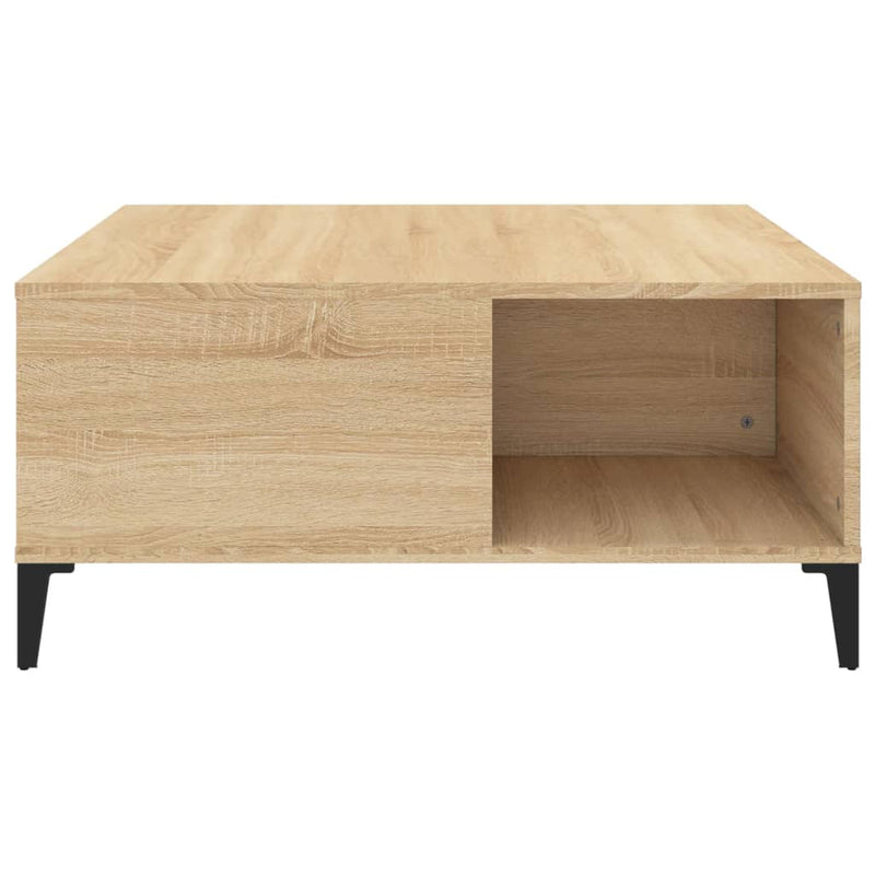 Couchtisch Sonoma-Eiche 80x80x36,5 cm Holzwerkstoff