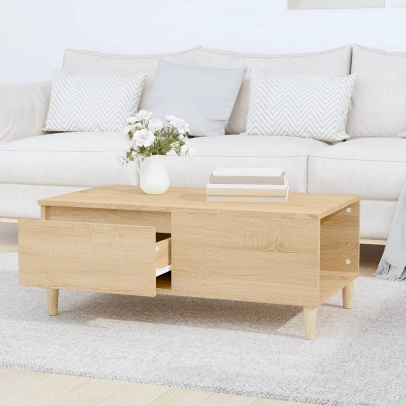 Couchtisch Sonoma-Eiche 90x50x36,5 cm Holzwerkstoff