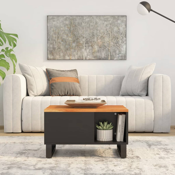 Couchtisch 60x50x35 cm Massivholz Akazie