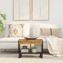 Couchtisch 55X50X40 Cm Altholz Massiv