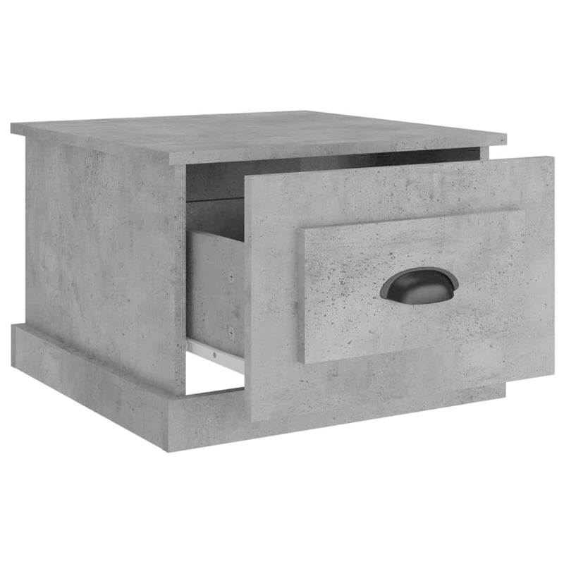 Couchtisch Betongrau 50x50x35 cm Holzwerkstoff