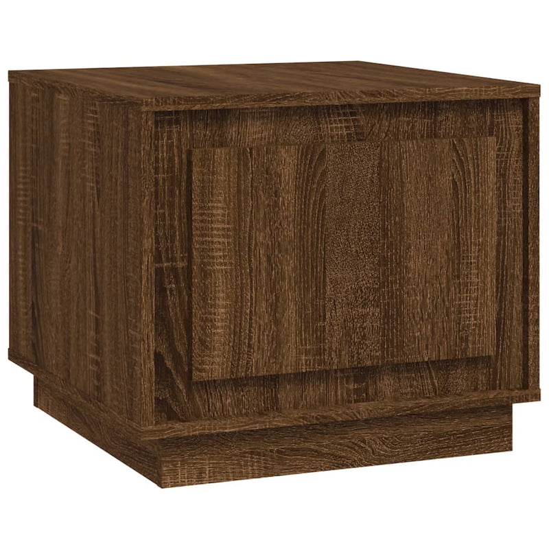 Couchtisch Braun Eichen-Optik 51x50x44 cm Holzwerkstoff