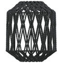 Lampenschirm Schwarz Ø23X28 Cm Eisen Und Papier