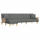 Schlafsofa In L-Form 279X140X70 Cm Stoff