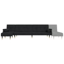 Schlafsofa In L-Form 271X140X70 Cm Samt