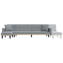 Schlafsofa In L-Form 275X140X70 Cm Stoff