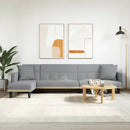 Schlafsofa In L-Form 275X140X70 Cm Stoff