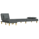 Schlafsofa In L-Form 255X140X70 Cm Stoff
