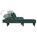 Schlafsofa In L-Form 255X140X70 Cm Samt