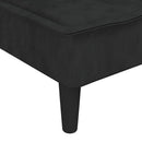 Schlafsofa In L-Form 255X140X70 Cm Samt