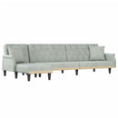 Schlafsofa In L-Form 271X140X70 Cm Samt