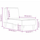 Chaiselongue Stoff