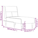 Chaiselongue Samt