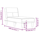 Chaiselongue Stoff