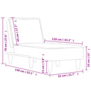 Chaiselongue Samt