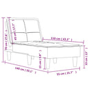 Chaiselongue Samt