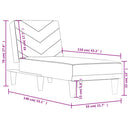 Chaiselongue Stoff