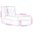 Chaiselongue Stoff