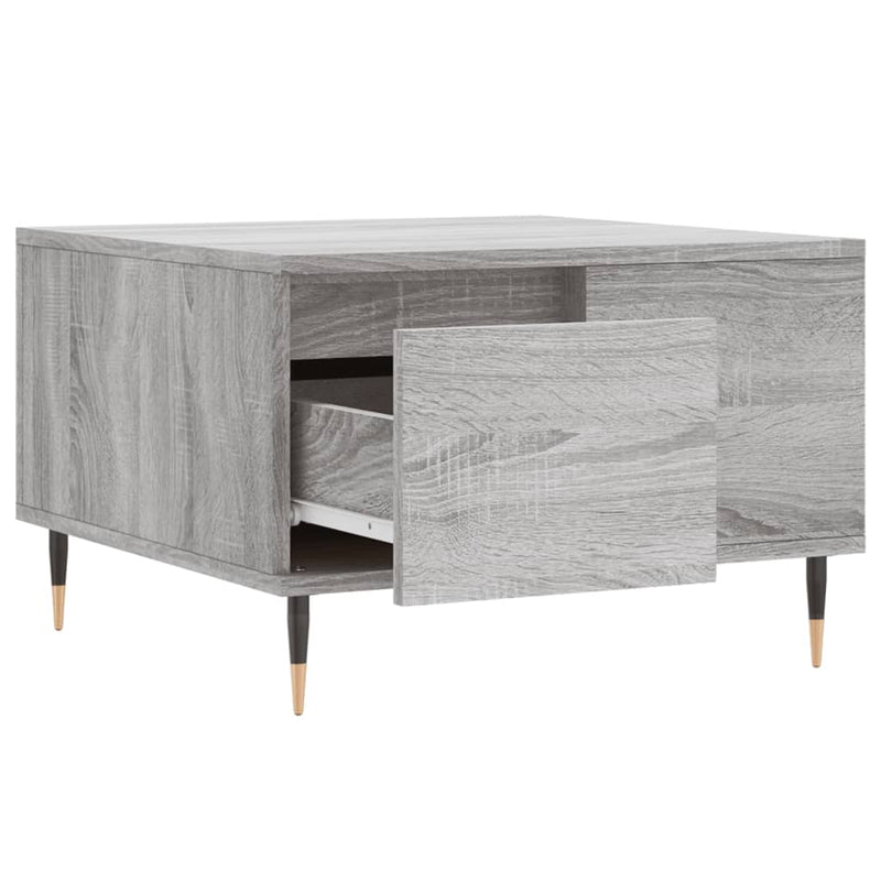 Couchtisch Grau Sonoma 55x55x36,5 cm Holzwerkstoff