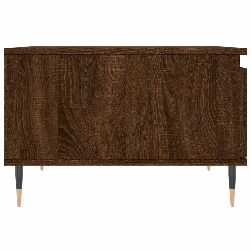 Couchtisch Braun Eichen-Optik 55x55x36,5 cm Holzwerkstoff