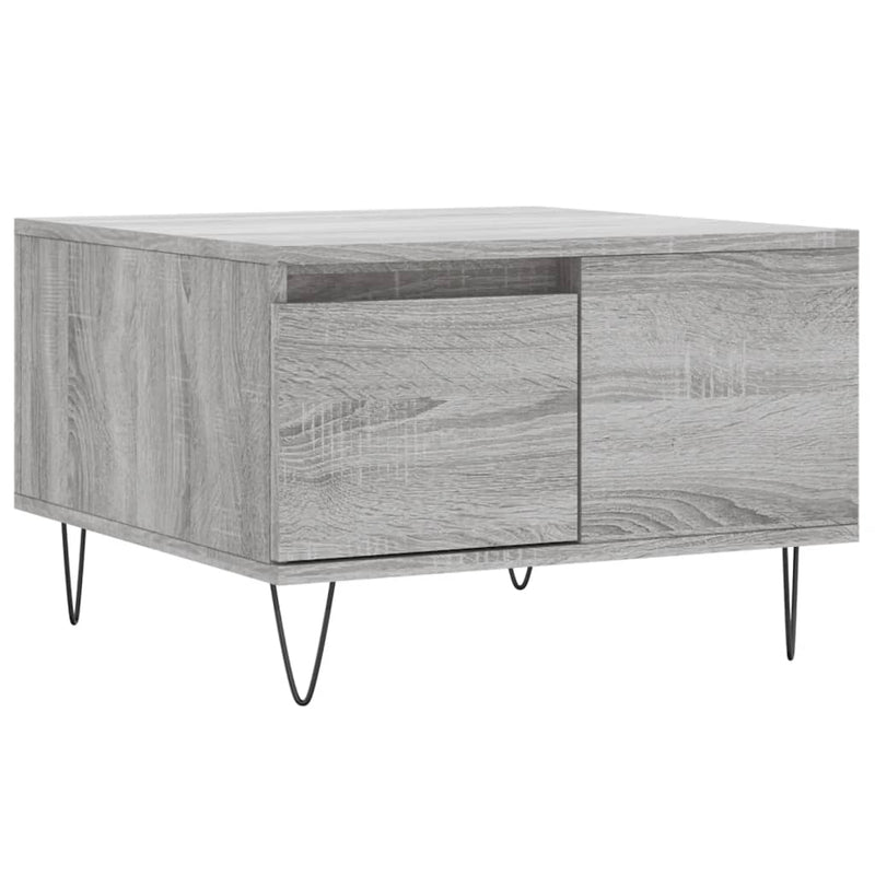 Couchtisch Grau Sonoma 55x55x36,5 cm Holzwerkstoff