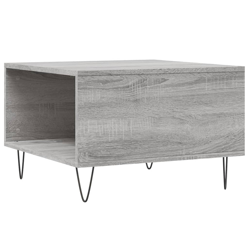 Couchtisch Grau Sonoma 55x55x36,5 cm Holzwerkstoff