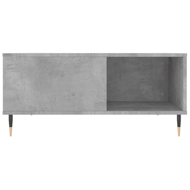 Couchtisch Betongrau 80x80x36,5 cm Holzwerkstoff