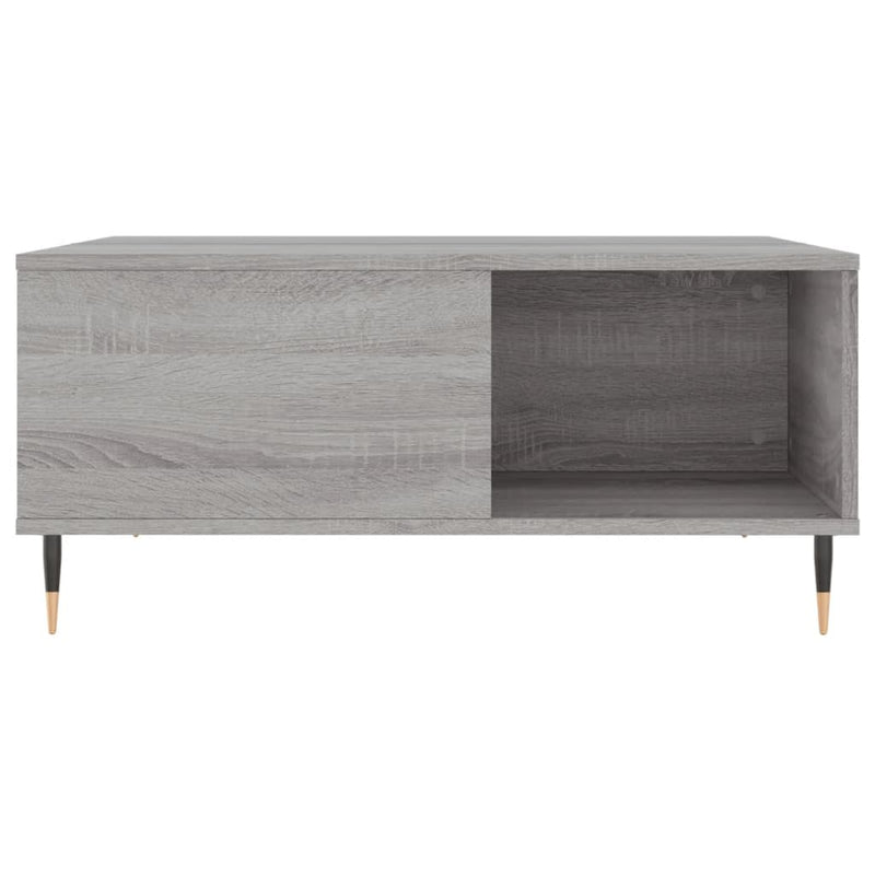 Couchtisch Grau Sonoma 80x80x36,5 cm Holzwerkstoff