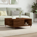 Couchtisch Braun Eichen-Optik 80X80X36,5 Cm Holzwerkstoff
