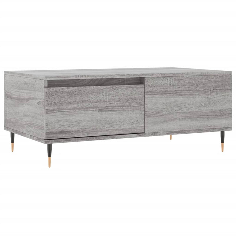 Couchtisch Grau Sonoma 90x50x36,5 cm Holzwerkstoff