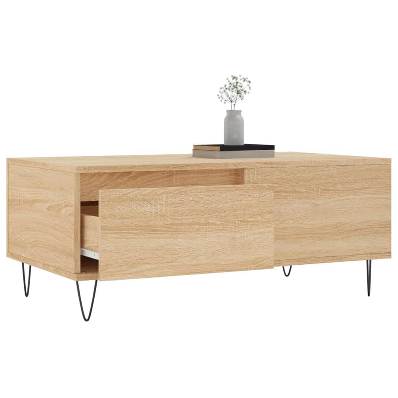 Couchtisch Sonoma-Eiche 90x50x36,5 cm Holzwerkstoff