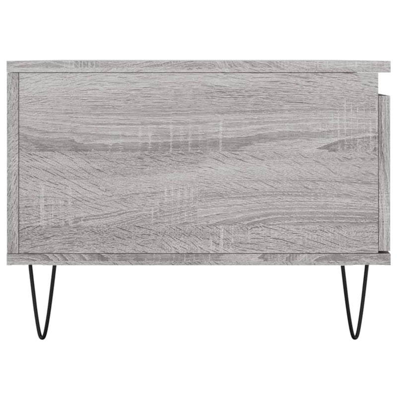 Couchtisch Grau Sonoma 90x50x36,5 cm Holzwerkstoff