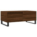 Couchtisch Braun Eichen-Optik 90X50X36,5 Cm Holzwerkstoff