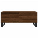 Couchtisch Braun Eichen-Optik 90X50X36,5 Cm Holzwerkstoff