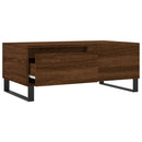 Couchtisch Braun Eichen-Optik 90X50X36,5 Cm Holzwerkstoff