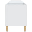 Plattenschrank Weiß 121X38X48 Cm Holzwerkstoff