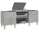 Plattenschrank Betongrau 121X38X48 Cm Holzwerkstoff