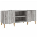 Plattenschrank Grau Sonoma 121X38X48 Cm Holzwerkstoff
