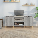 Plattenschrank Grau Sonoma 121X38X48 Cm Holzwerkstoff