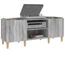 Plattenschrank Grau Sonoma 121X38X48 Cm Holzwerkstoff