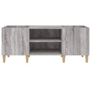 Plattenschrank Grau Sonoma 121X38X48 Cm Holzwerkstoff