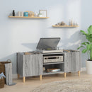 Plattenschrank Grau Sonoma 121X38X48 Cm Holzwerkstoff