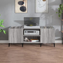 Plattenschrank Grau Sonoma 121X38X48 Cm Holzwerkstoff