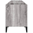 Plattenschrank Grau Sonoma 121X38X48 Cm Holzwerkstoff