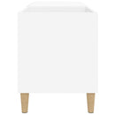 Plattenschrank Weiß 84,5X38X48 Cm Holzwerkstoff