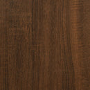 Plattenschrank Braun Eichen-Optik 84,5X38X48 Cm Holzwerkstoff