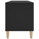 Plattenschrank Schwarz 100X38X48 Cm Holzwerkstoff